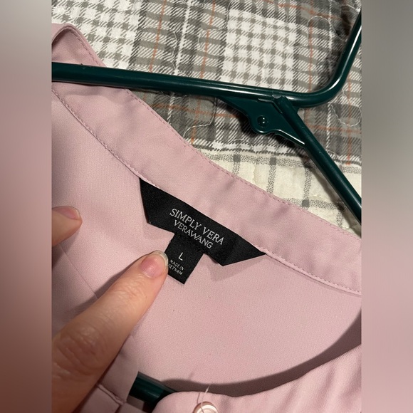 💗 Vera Wang Pink Blouse - Picture 7 of 8